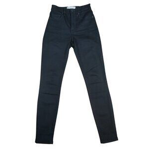Everlane High Rise Skinny Jeans Womens Size 23 Black Stretch Denim.